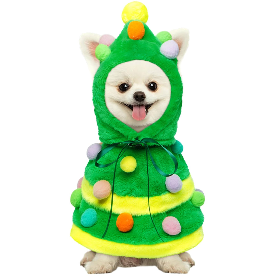 Dog Christmas Outfit, Christmas Tree Dog Costume – KUOSER