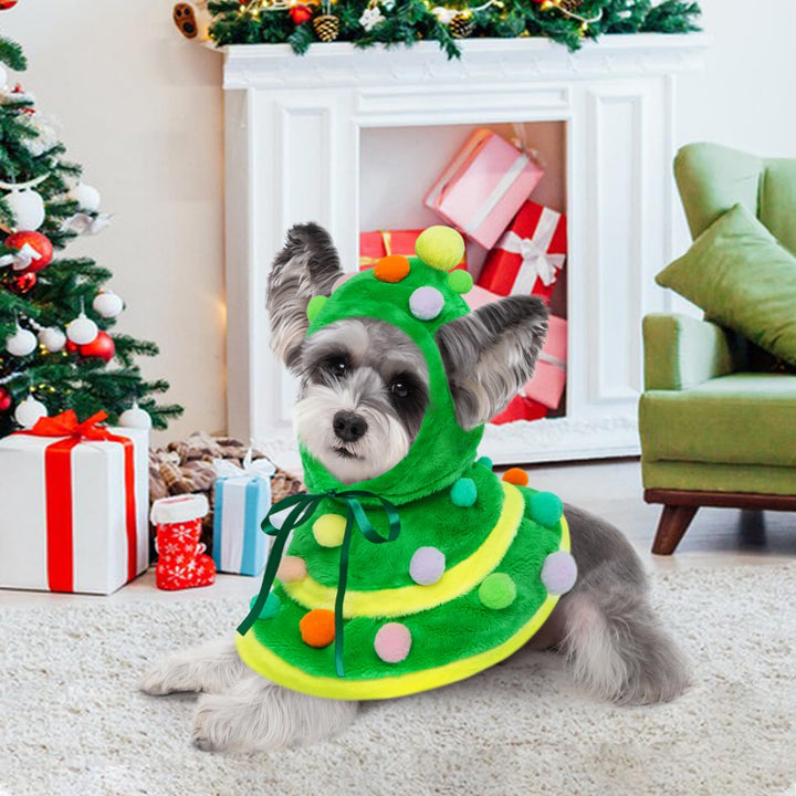 Dog Christmas Outfit, Christmas Tree Dog Costume – KUOSER
