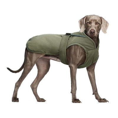 Canvas Fleece Dog Coat