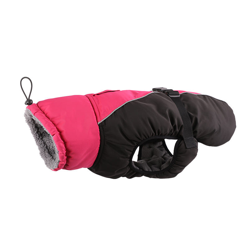 Waterproof Solid Color Stitching Dog Jacket – KUOSER